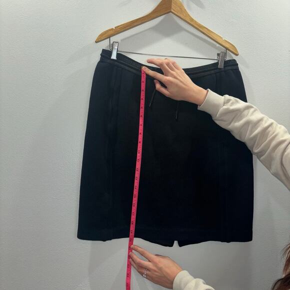 VINCE. XO Barney’s New York Black Stretch Drawstring Pull- On Skirt Size Large - Picture 13 of 13